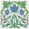 New William Morris Colorful Tulips Design Counted Cross Stitch Pattern